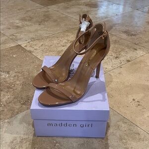 Madden Girl Brown Strappy Heels